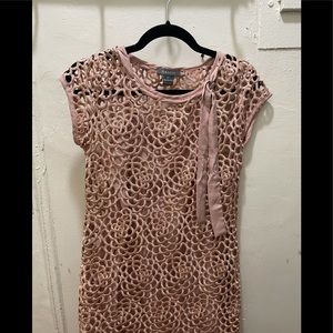 Champagne midi dress